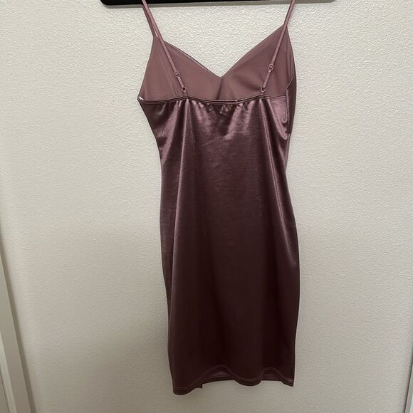 Guess Purple Ruched Bodycon Mini Dress - Picture 3 of 8